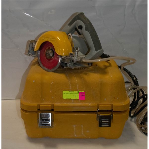 WORKFORCE TILE SAW IN CASE