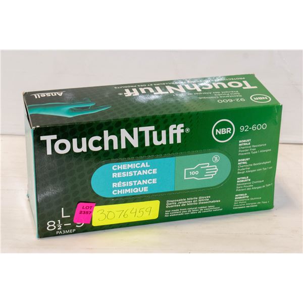 TOUCHNTUFF CHEMICAL RESISTANCE NBR L GLOVES