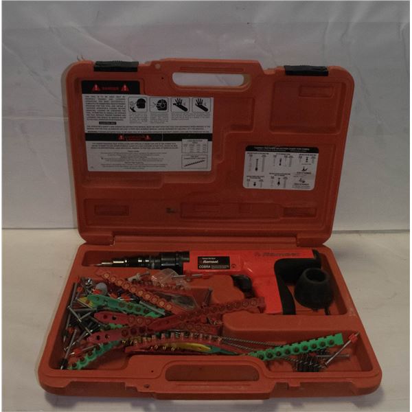 RAMSET COBRA WITH CASE AND SEVERAL SHOTS