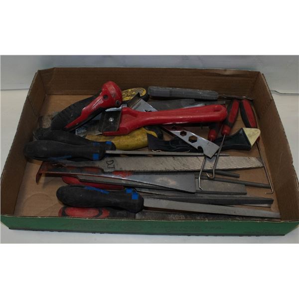 FILES, SCRAPPERS, PUTTY KNIVES AND MORE