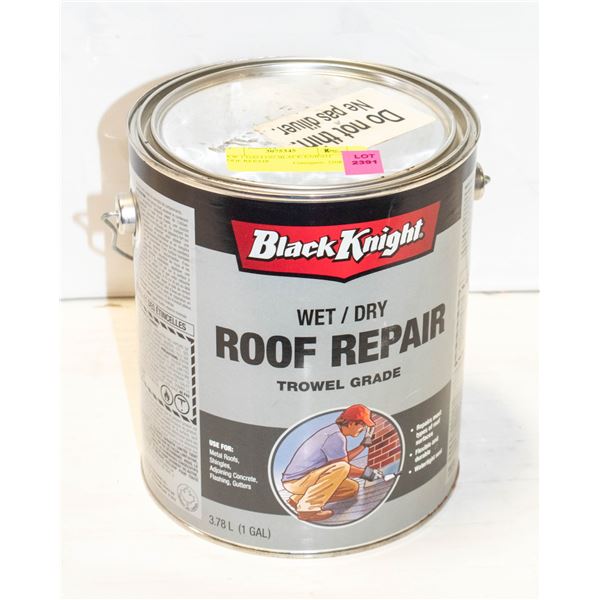 NEW 1 GALLON BLACK KNIGHT ROOF REPAIR