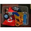 Image 1 : LARGE TOTE OF SAFETY RELATED ITEMS