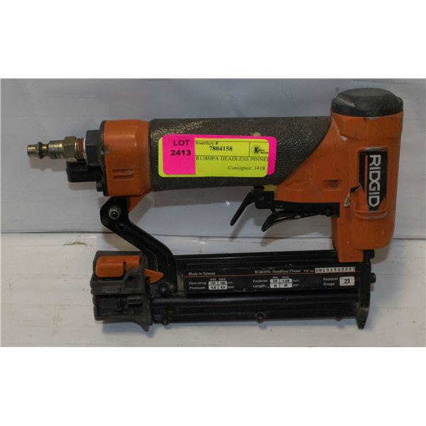 RIDGID R138HPA HEADLESS PINNER