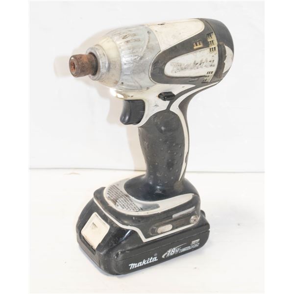 MAKITA DRIVER TOOL W/ GOOD MAKITA 18V BATTERY