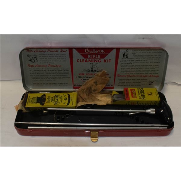 22 CAL OUTERS GUNSLICK RIFLE CLEANING KIT