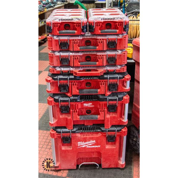 MILWAUKEE 8PC PACKOUT SYSTEM CAN BE SEPERATED TO