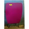 Image 1 : SMALL PINK FLOLDING RESIN TABLE