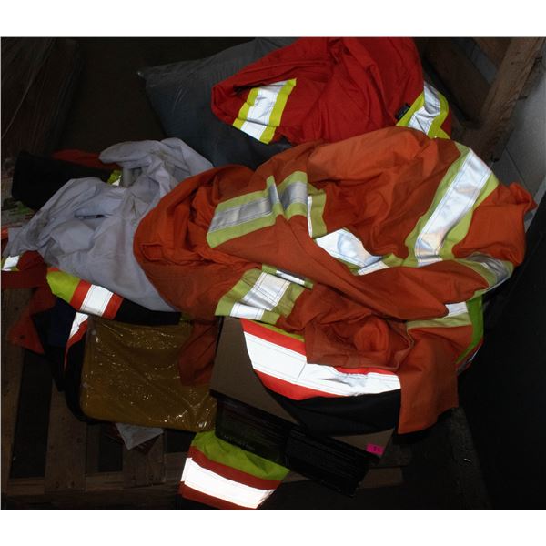 PALLET OF WORKGEAR - SOME BRAND NEW MUST TAKE ALL
