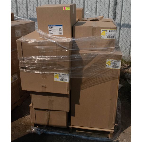 PALLET OF SELKIRK PRODUCTS INCLUDES 4X6 SQUARE