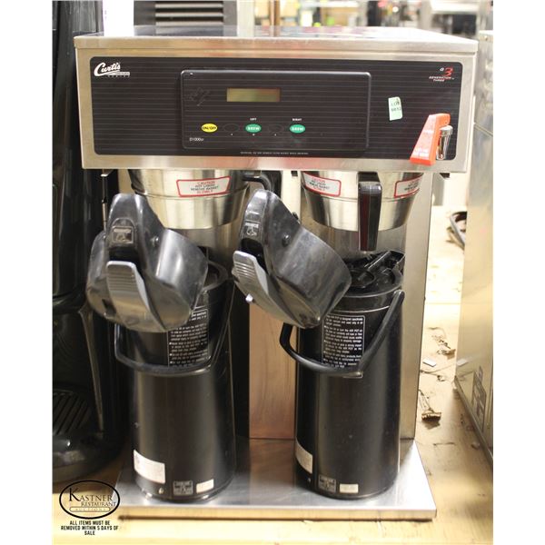 CURTIS D1000GT TWIN AUTOMATIC COFFEE BREWER W/ 2