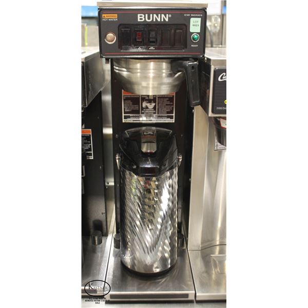 BUNN CW SERIES COFFEE BREWER W/ PEACOCK AIR POT