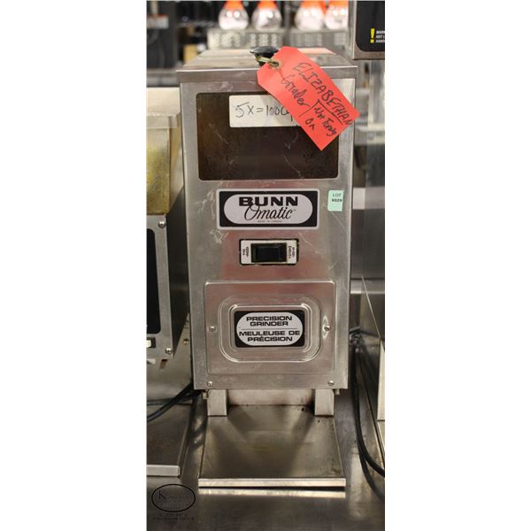 BUNN-O-MATIC G9 COMMERCIAL COFFEE GRINDER *AS IS