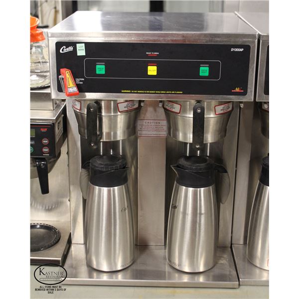CURTIS D1000AP DUAL AIR POT COFFEE BREWER