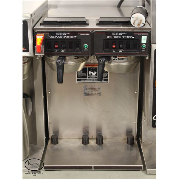 BUNN CW SERIES DUAL AIR POT COFFEE BREWER