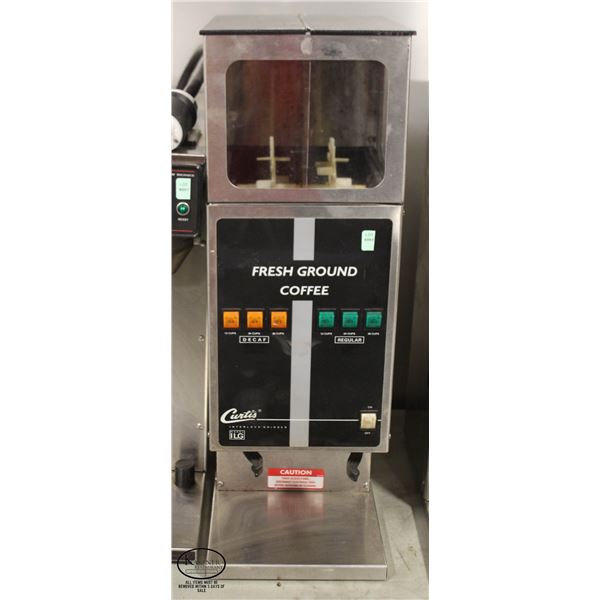 CURTIS ILG COMMERCIAL DUAL HEAD COFFEE GRINDER