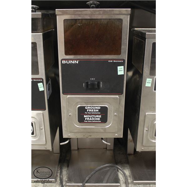BUNN G9T-HD COMMERCIAL COFFEE GRINDER