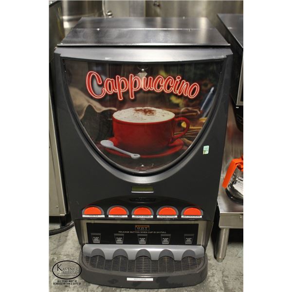 BUNN IMIX5 HOT BEVERAGE SYSTEM W/ 5 HOPPERS