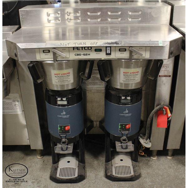 FETCO CBS-62H HIGH VOLUME THERMAL COFFEE MAKER