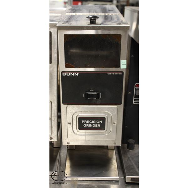 BUNN G9 SERIES COMMERCIAL COFFEE GRINDER