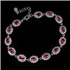 Image 1 : Natural Stunning Pink Topaz Bracelet