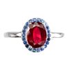 Image 1 : Natural  Ruby  & Sapphire Ring