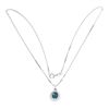 Image 2 : Natural London Blue Topaz Necklace