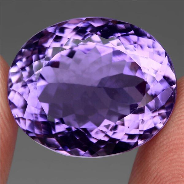 Natural Unheated  Purple Amethyst 27.40 Cts - VVS