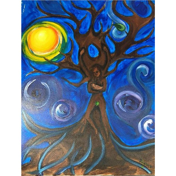 West Coast Native Original Tree of Life Painting