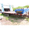 Image 8 : Pintle Hitch 22' Flat Steel Deck Trailer with 3'