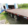 Image 9 : Pintle Hitch 22' Flat Steel Deck Trailer with 3'