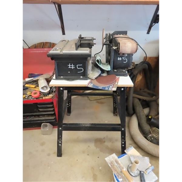 Calhawk 4'' Belt Disc Sander, Craftsman 
