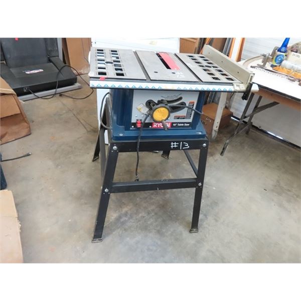 Ryobi 10'' Table Saw with Good Metal