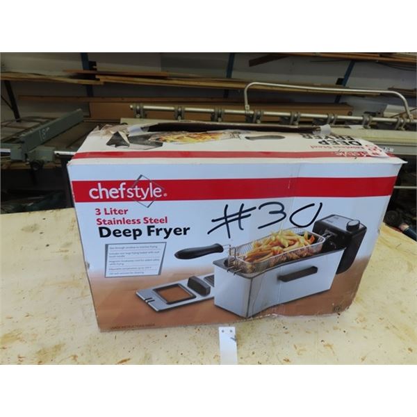 New Chef Style 3L Deep Fryer 