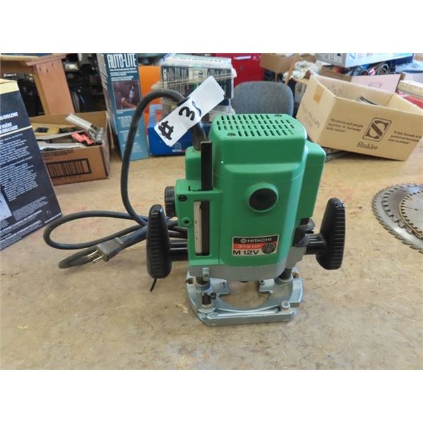 Hitachi 3 1/4 Model 12 V Router 