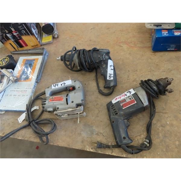 Porta Cable Dry Wall Gun, Skil 1/2'' Drill