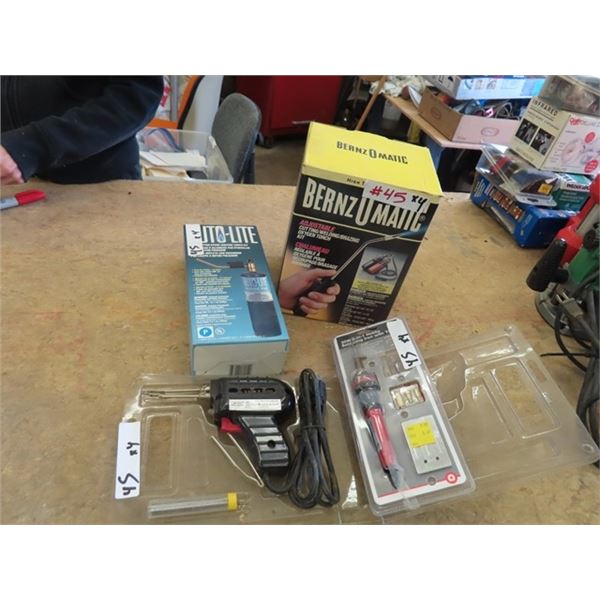 2 Soldering Guns, 2 Bernz-O-Matic Adjustable