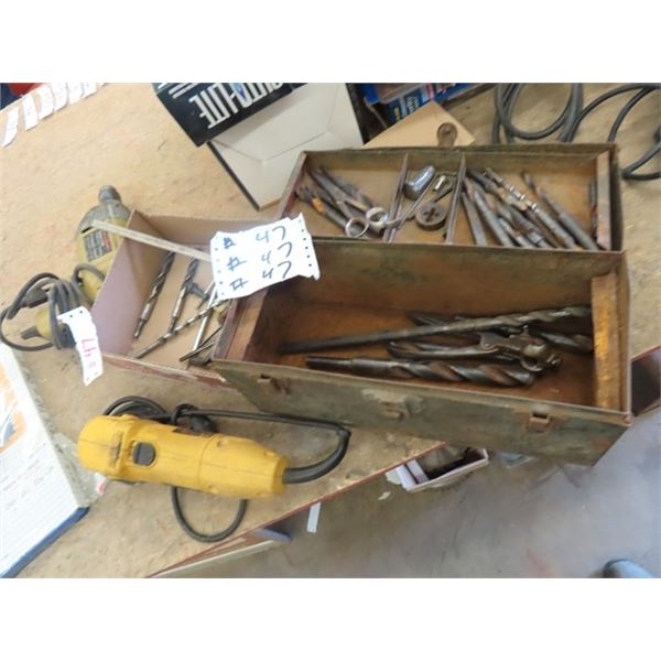 Drill Bits, 3/8'' Black&Decker Drill, DeWalt 