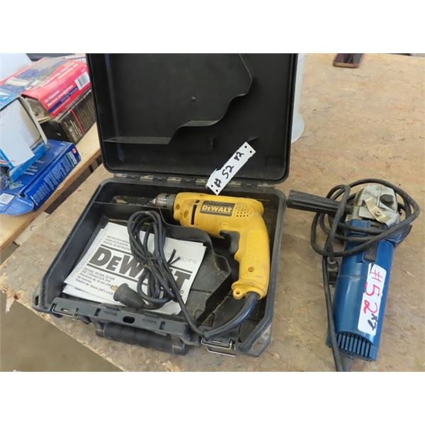 DeWalt Power 3/8'' Drill with Hard Case