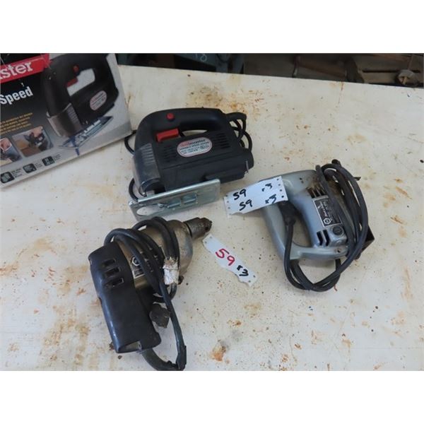 Black&Decker Chain Saw, 3/8'' Drill