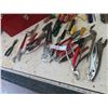 Image 3 : Metal Tool Box with Assortment of Tools ; Plyers
