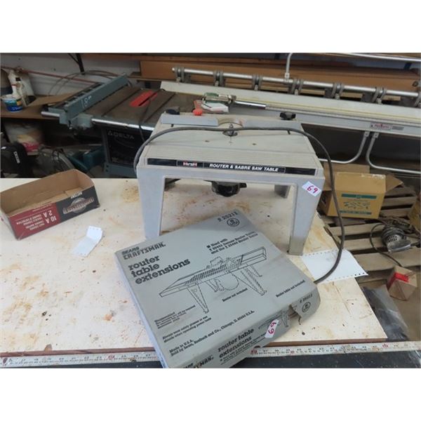 Hirsch Router, Black&Decker Router, Sabre Saw