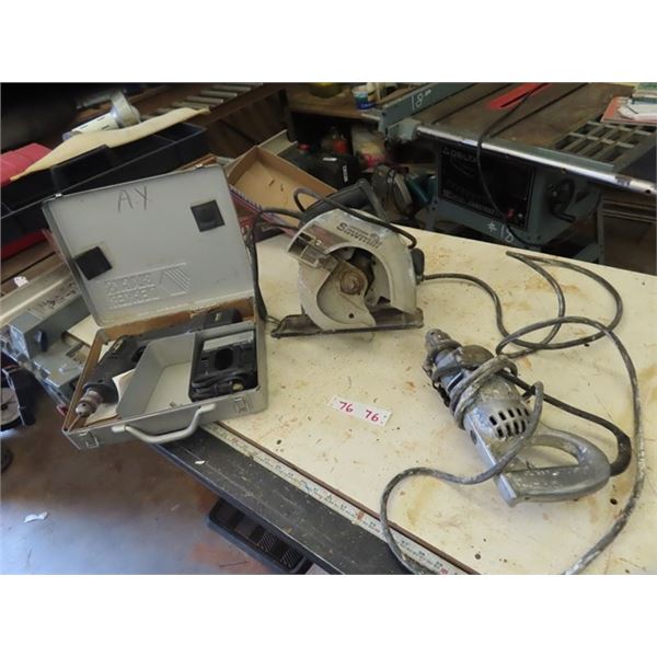 Craftsman Circular Saw, Black&Decker 1/2'