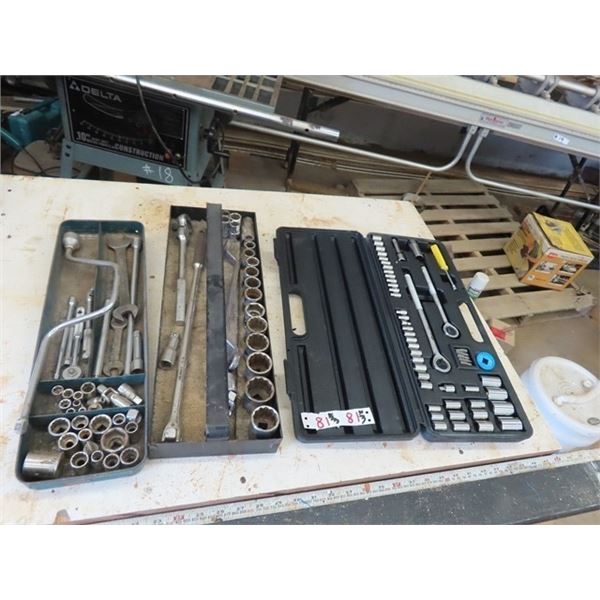 Sockets 1/2'' 3/8'' 1/4'' , Ratchets, Speed Bar 