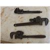 Image 3 : (9) Crescent Wrenches, (3) Pipe Wrenches
