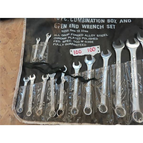 16 Allied Metric Wrenches 6mm-32mm 