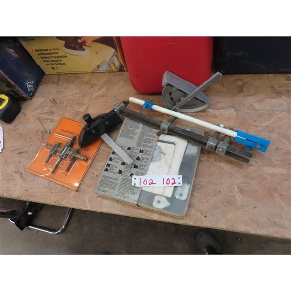 New Adjustable Circle Cutter, Dado Blades