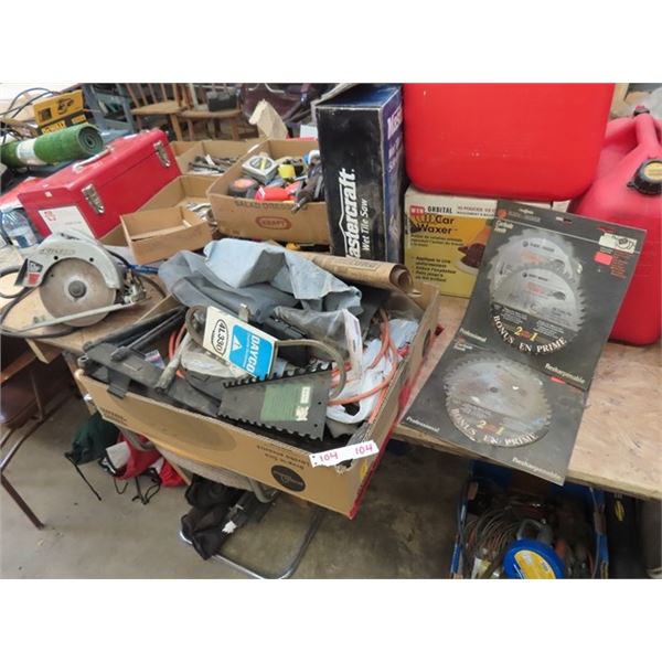 Screens, Cable, Extension Cords, Skil Saw