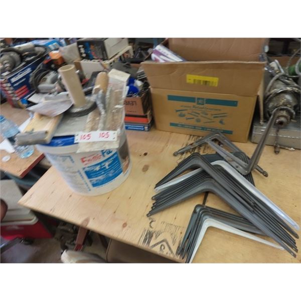 Shelf Brackets, Drywall with Trolls