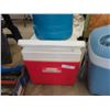 Image 2 : 2 Coolers (1 is 12 V but Doesn’t Work) , 2 Water Jugs 