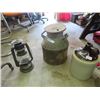 Image 1 : Cream Can, Barn Lantern, Crockery Jug
